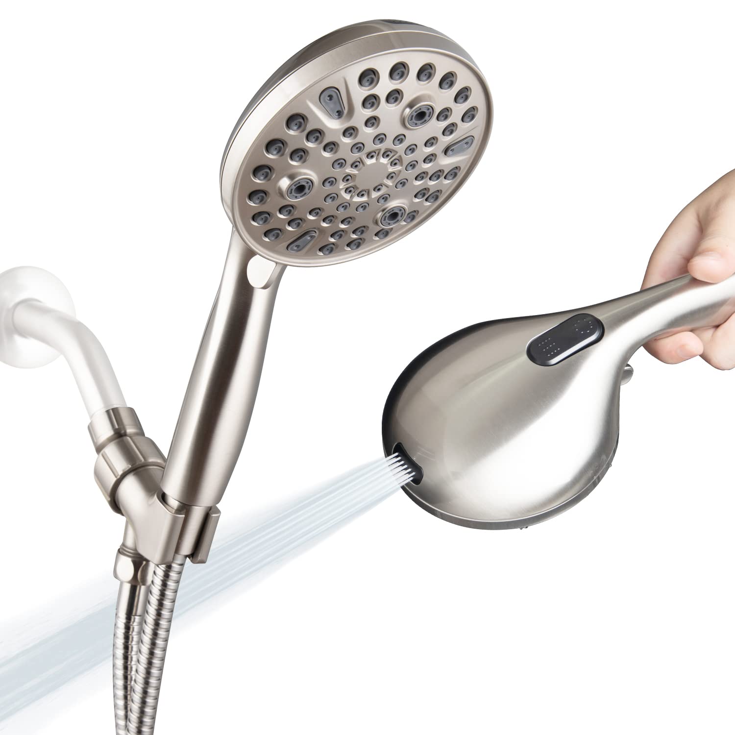 Egretshower high-pressure handheld shower for even water flow and full-body refresh.