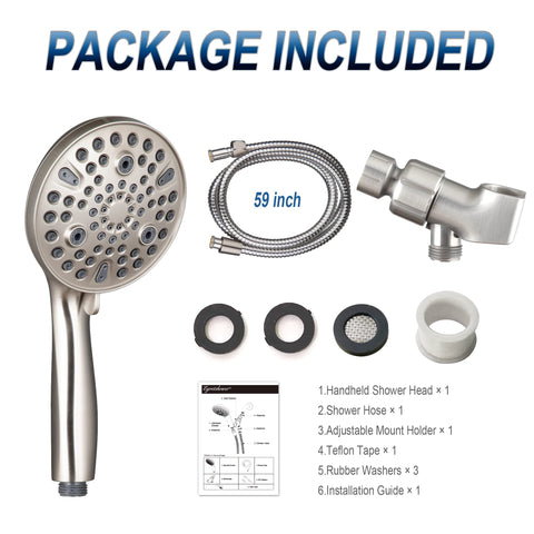 Egretshower power-wash mode helps clean tubs, tiles, and pets efficiently.