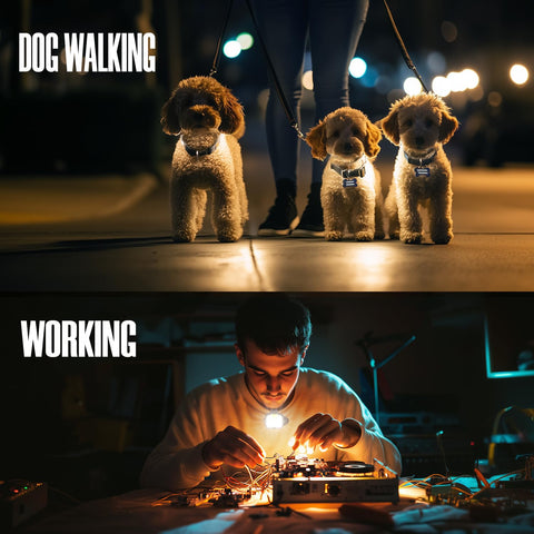 EGUKU lightweight jogger light adds portable brightness