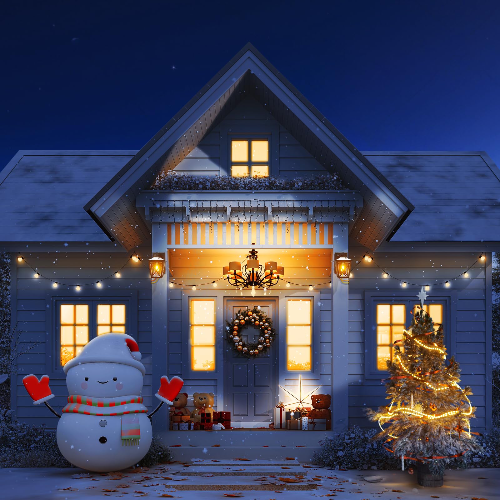 Ehaho included mounting hardware simplifies outdoor installation