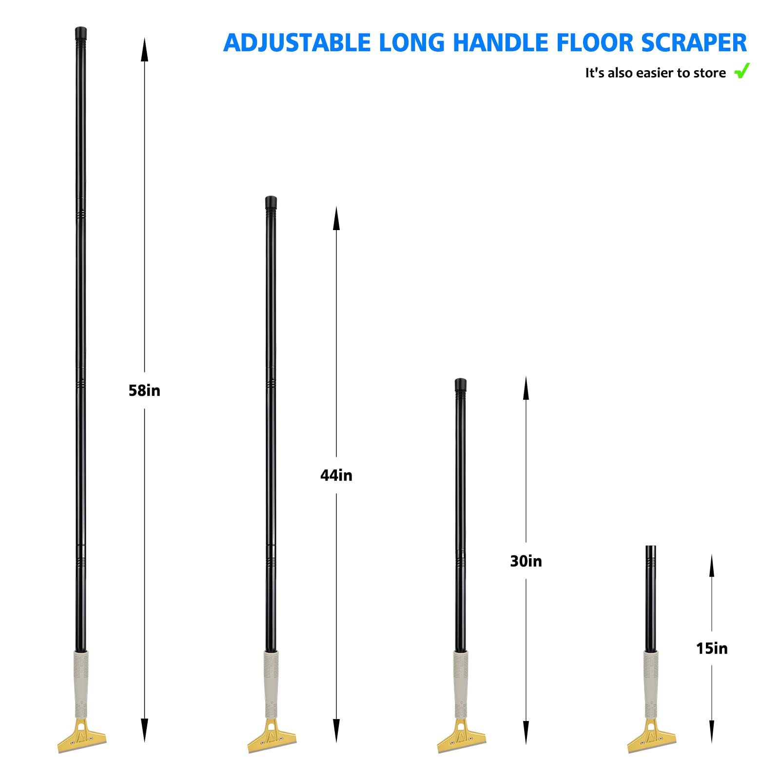 EHDIS ergonomic 4-inch scraper demonstrates comfortable grip and efficient cleaning