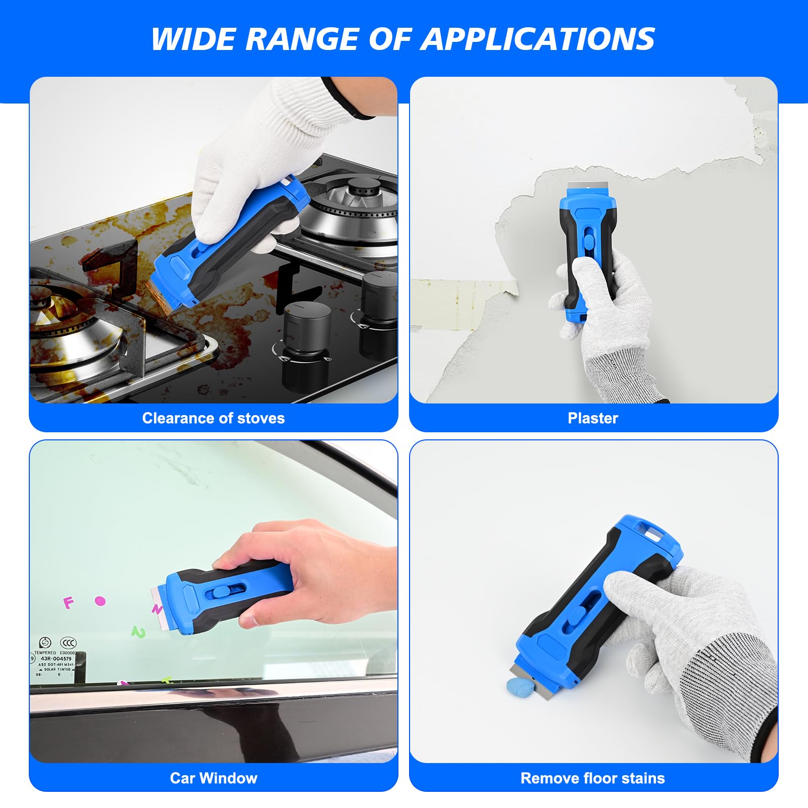 EHDIS scraper designed for concrete, vinyl, tile, and walls