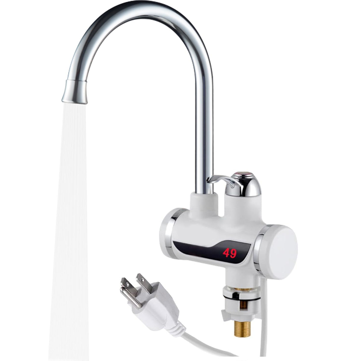 EHERDM instant tankless faucet with 360° rotation for flexible sink tasks