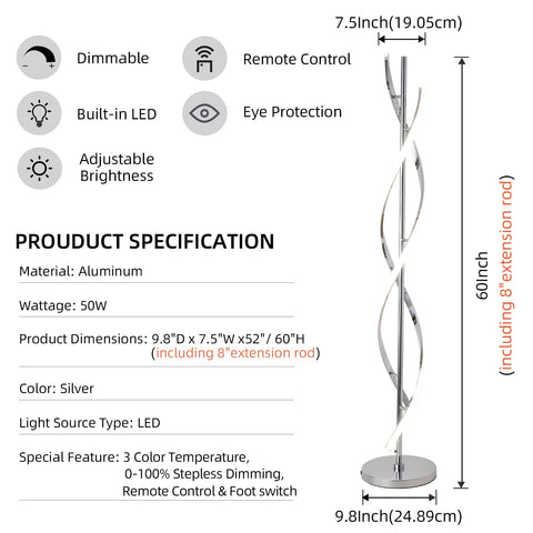 EIDEARAY LED lamp delivers bright 2500 lumens for clear room illumination
