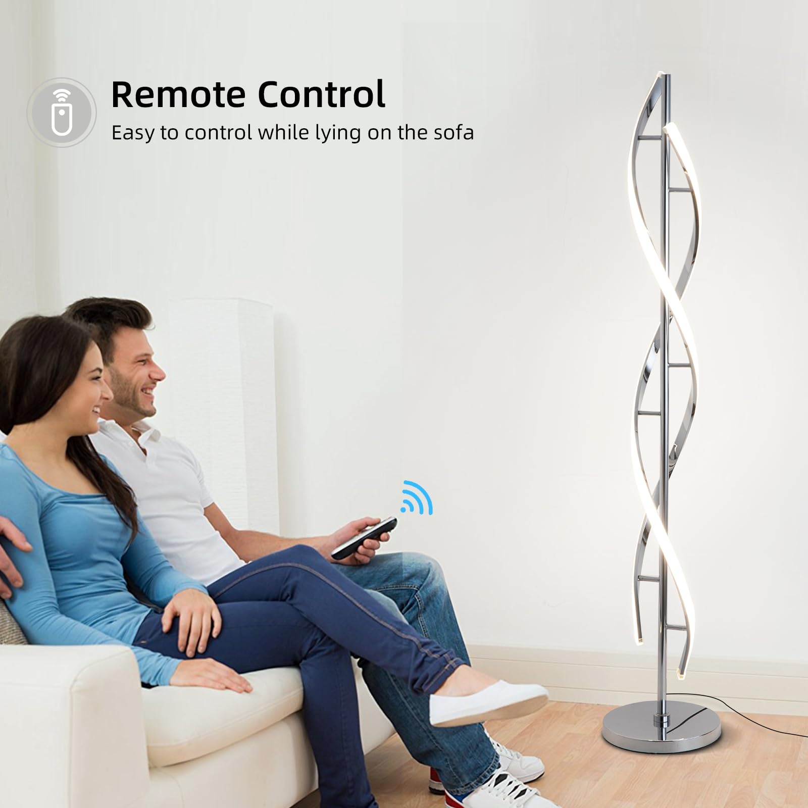 EIDEARAY lamp with stepless dimming for precise brightness