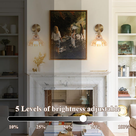 EIDEARAY wall light with timer function for automatic shutoff