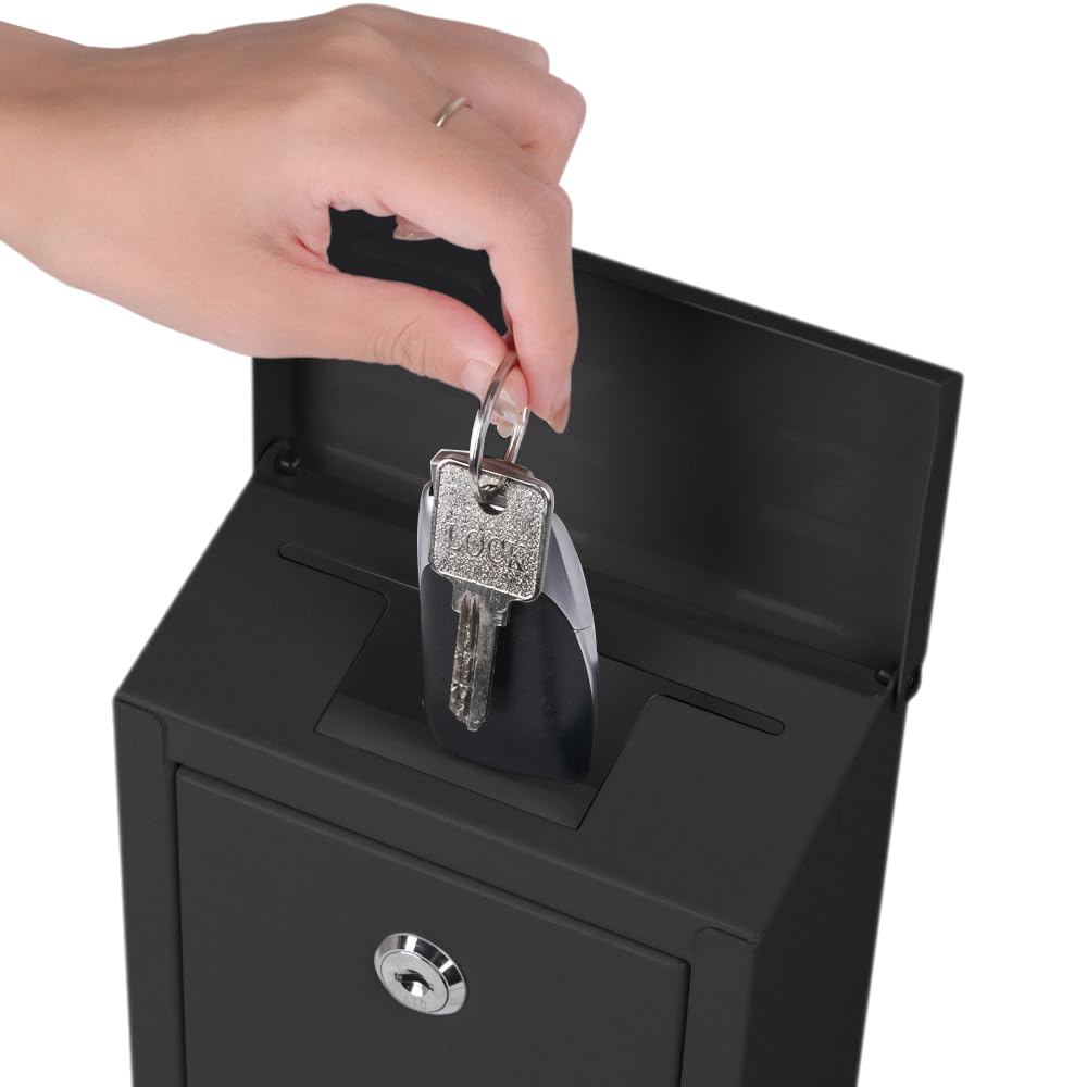 Multi-use design supports mail, donations, or guest keys securely.