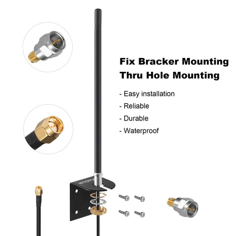 eifagur IP67 waterproof gate antenna for all-weather outdoor use