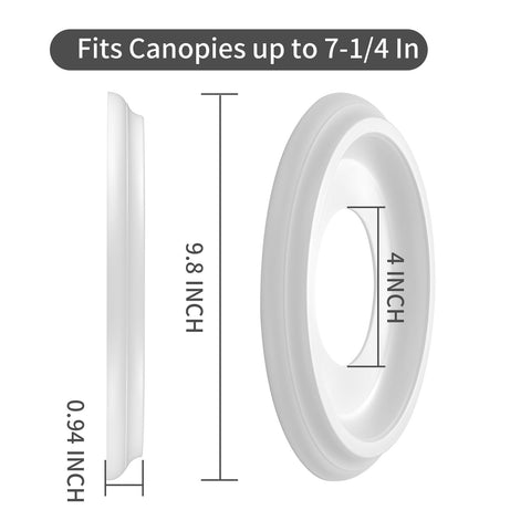 EIFHYT ceiling medallion fits canopies up to 7.25 inches