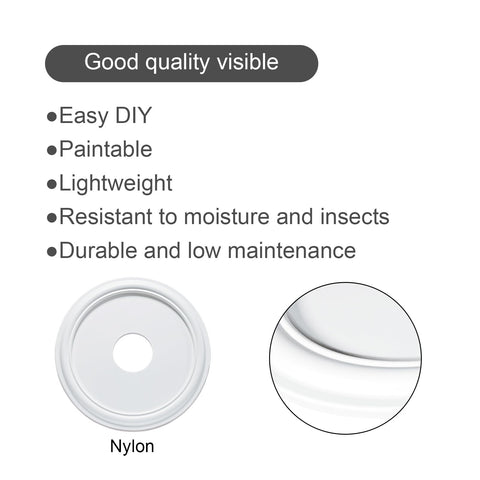 Closeup of EIFHYT nylon material shows lightweight durability for easy installation.