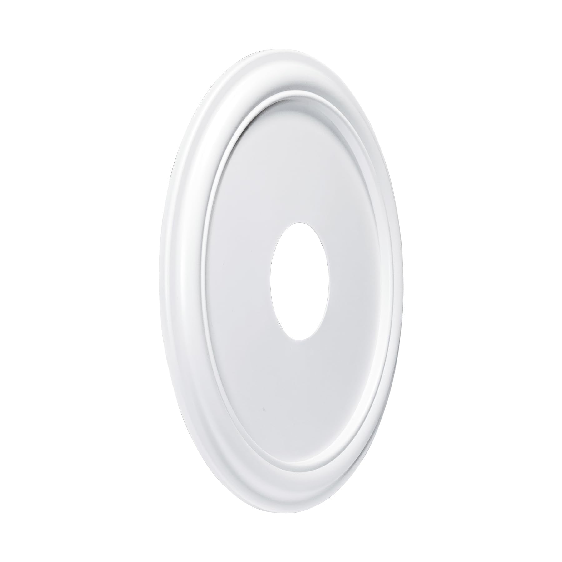 EIFHYT ceiling medallion shown during easy installation for a quick upgrade.