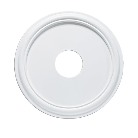 EIFHYT medallion hides holes and cracks around fixtures for a seamless look.