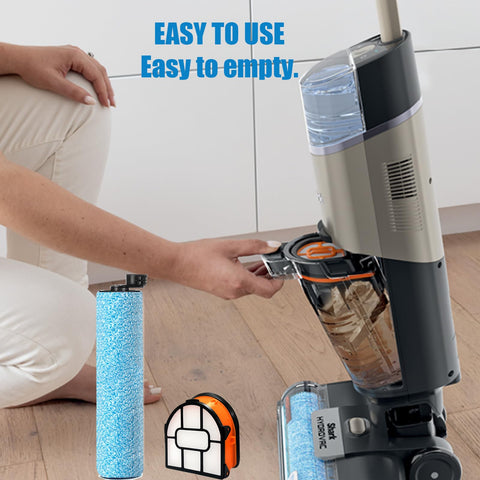 Eifrthe included parts kit showing three rollers and filters