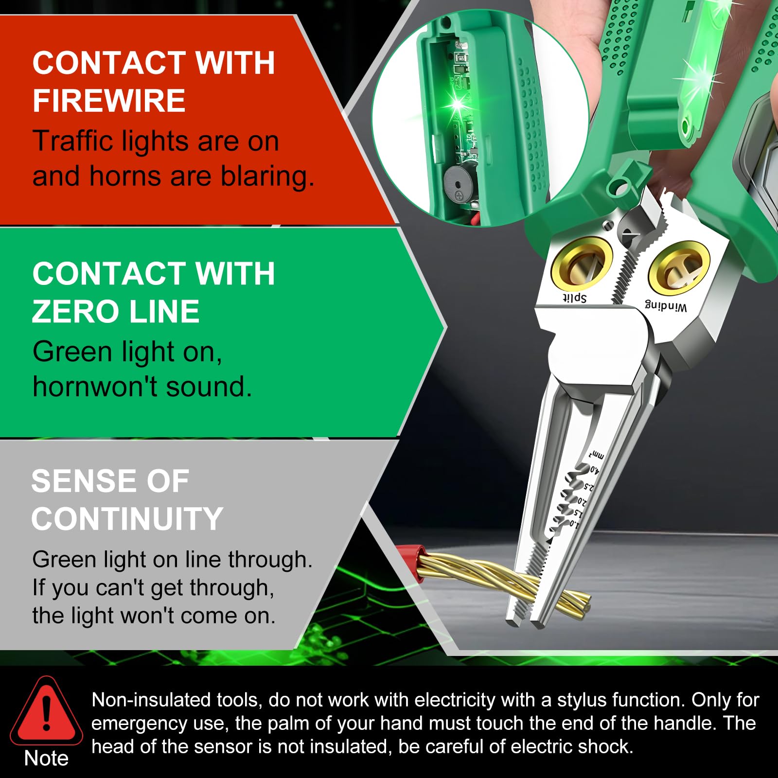 Eight-in-one wire stripper with durable materials for tough tasks.