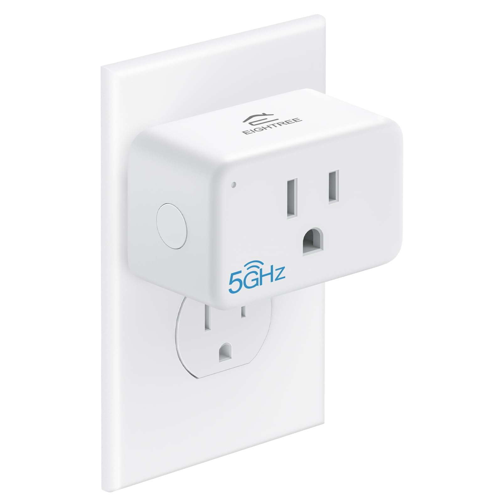 EIGHTREE Mini Smart Plug with easy Wi Fi setup shown in the app