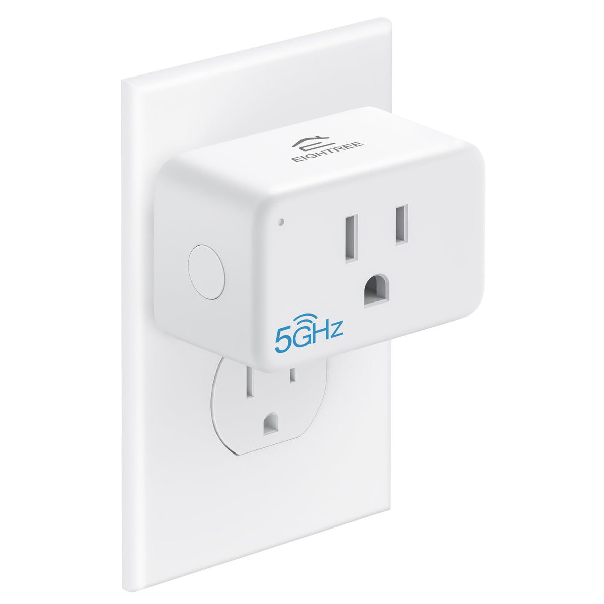 EIGHTREE Mini Smart Plug with easy Wi Fi setup shown in the app