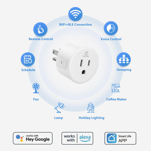Eightree Smart Plug remote-control app showcases effortless control from anywhere.