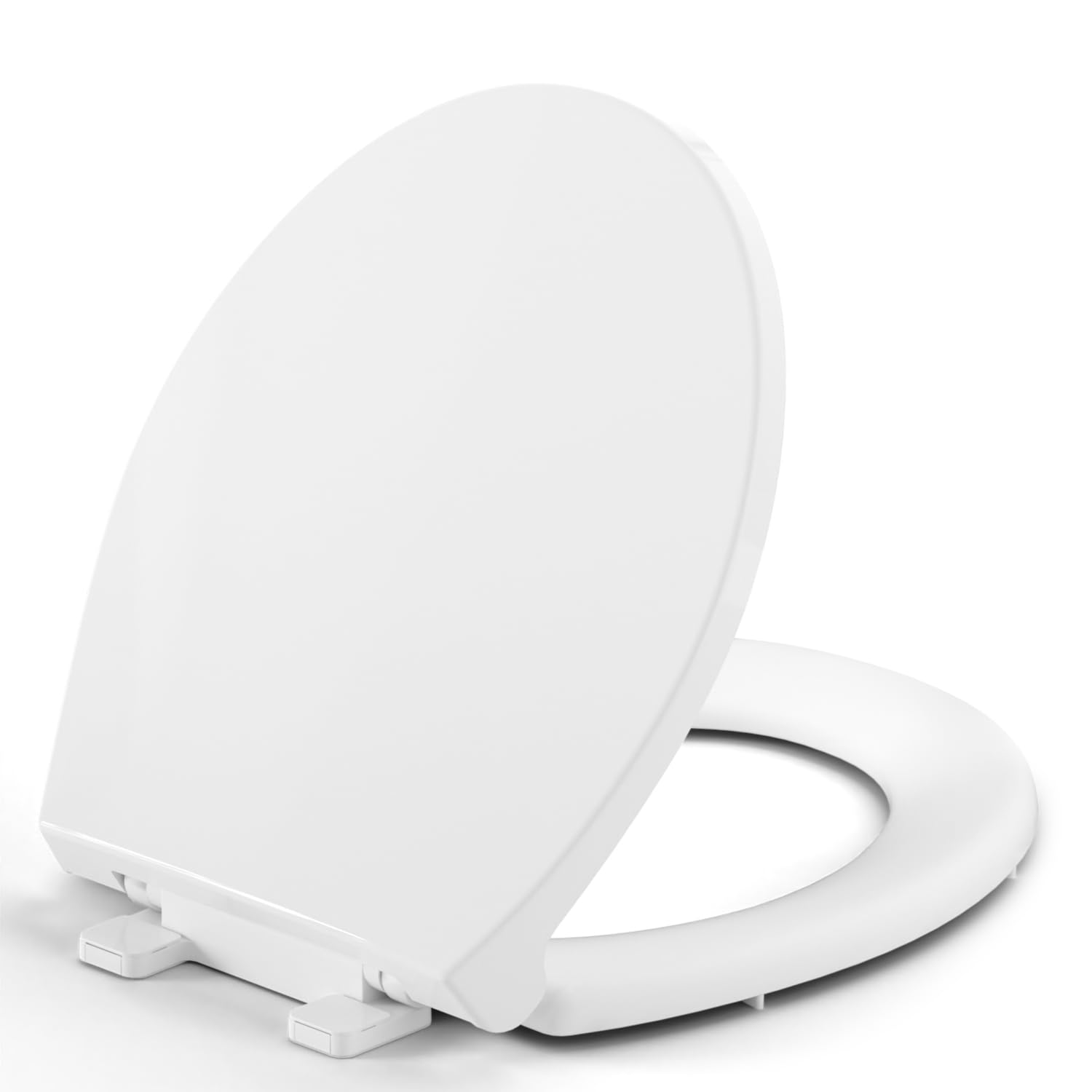 Eillbar round toilet seat with lid-close for quiet nights and calmer mornings.