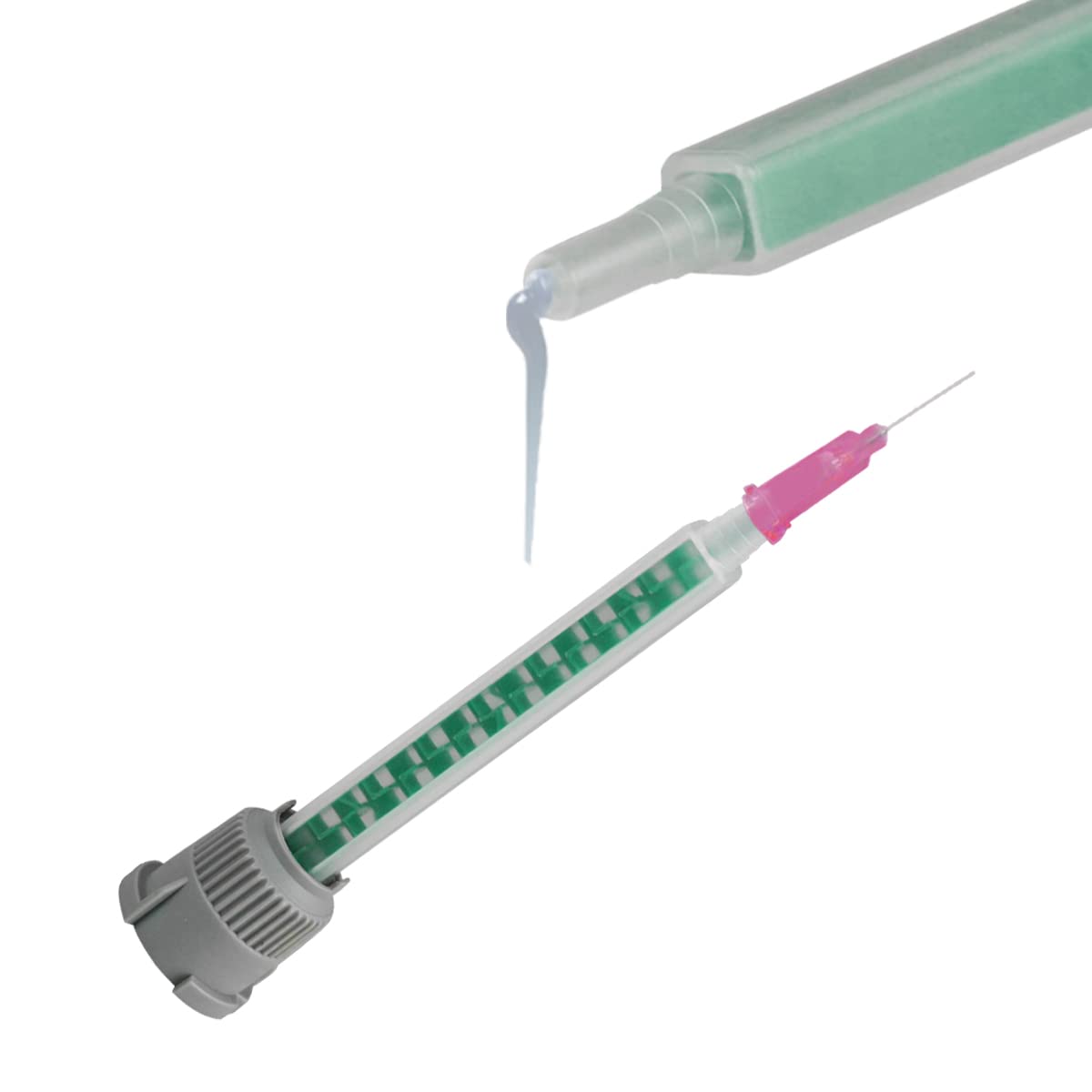 EINGSDFGCH compatible-with-major-brands tips work with standard 50ml cartridges.