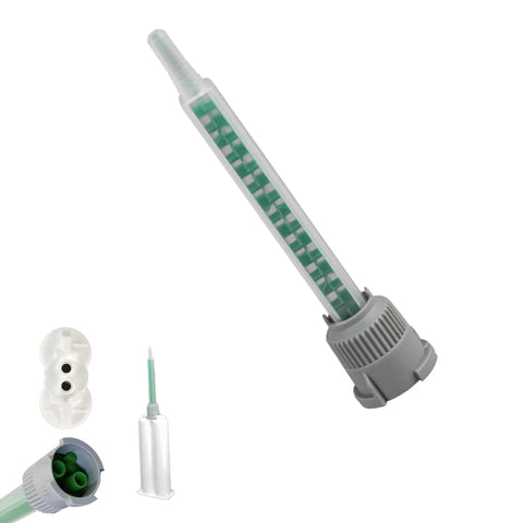 EINGSDFGCH square bayonet connector secures AB tubes for clean application.