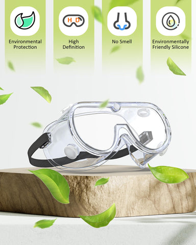 EinKau splash-proof goggles protect eyes in dusty workshop environments