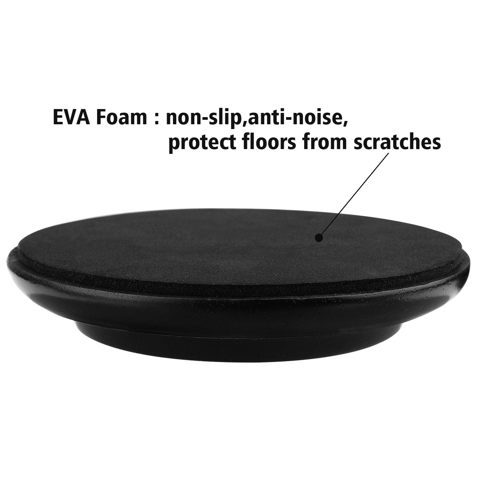 Eison 3-pack piano caster cups for multi-leg support