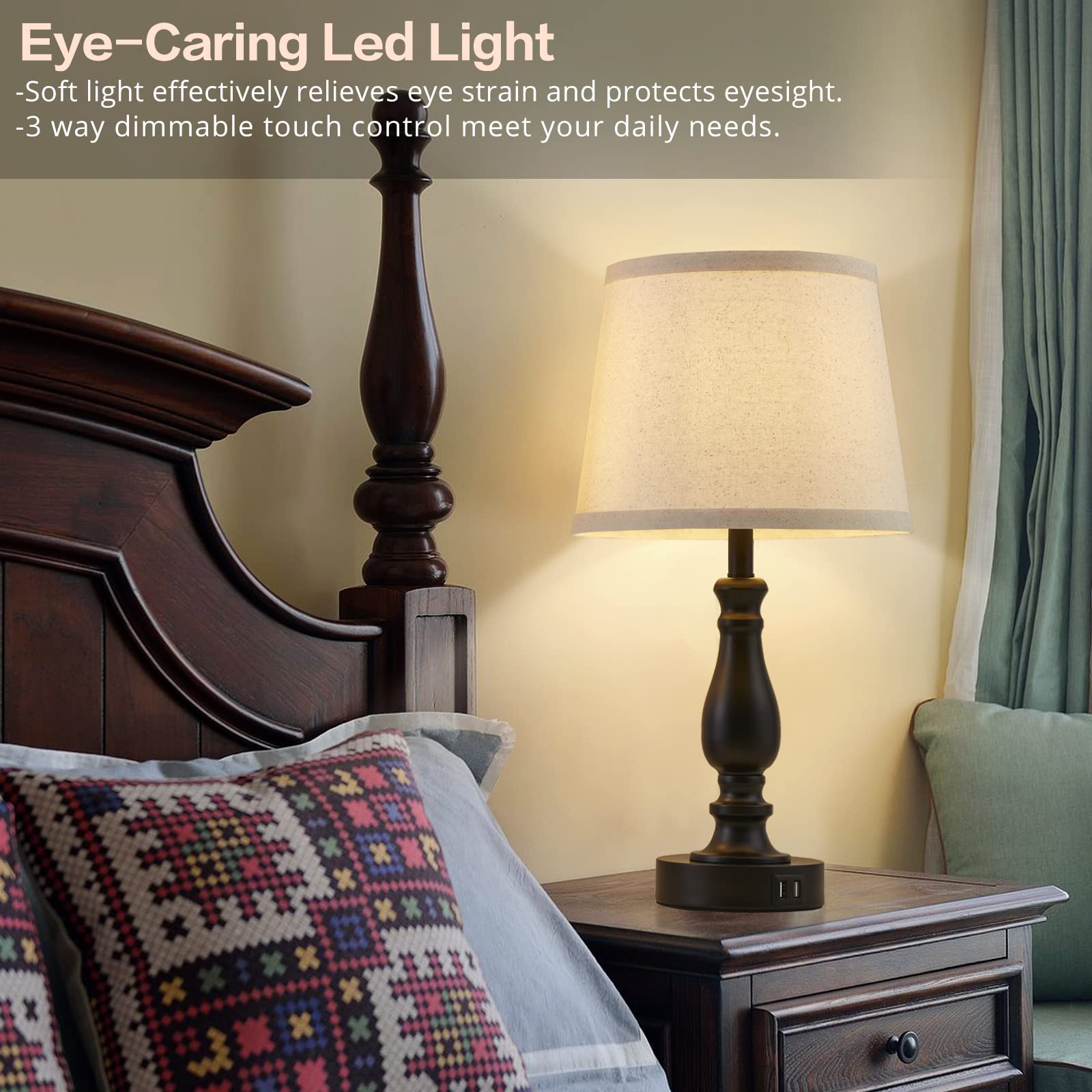 EJIAXIN bedroom lamps fit dorms, offices, living spaces.