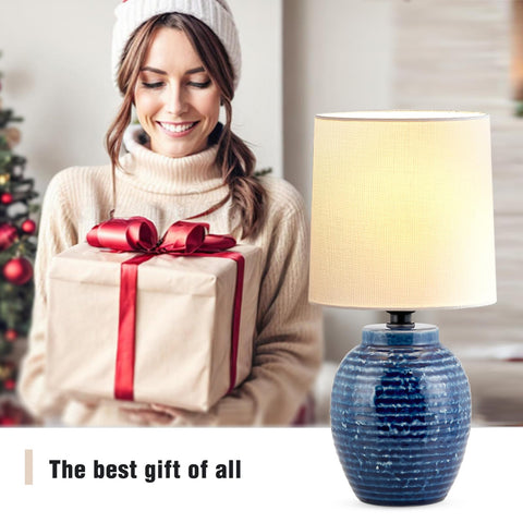 EJIAXIN farmhouse lamps create warm ambience in bedrooms and living rooms.