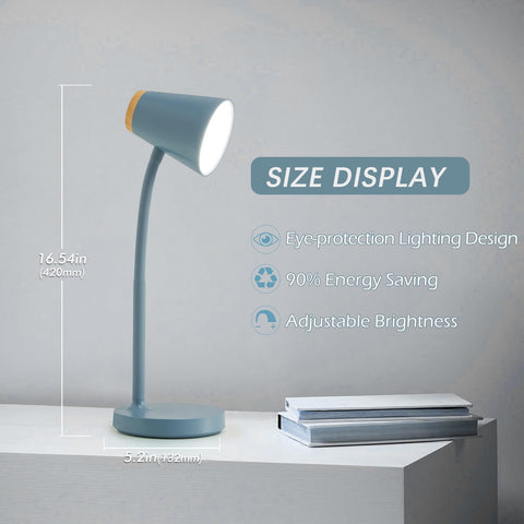 EJIAXIN compact ABS desk lamp offers durable bedside lighting.