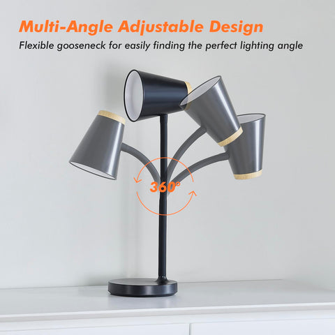 EJIAXIN bedside nightstand lamp beside a bed for reading