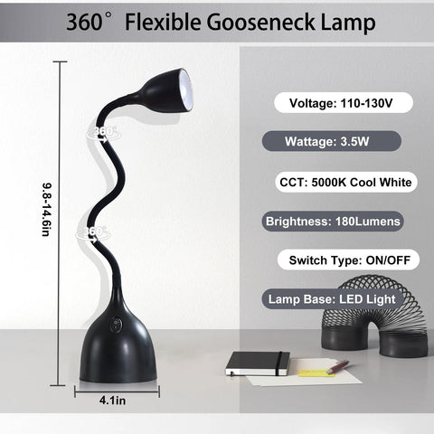 Sturdy base keeps the EJIAXIN lamp stable on crowded desks