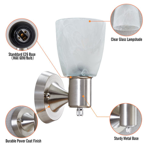 EJIAXIN wall light suitable for dining room and porch accents