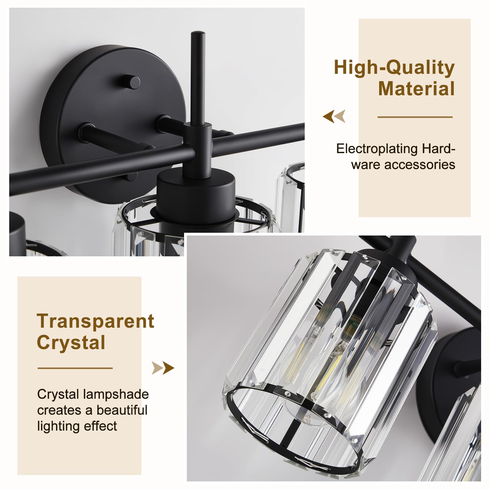 EJIAXIN dressing table vanity lighting for precise grooming and makeup tasks