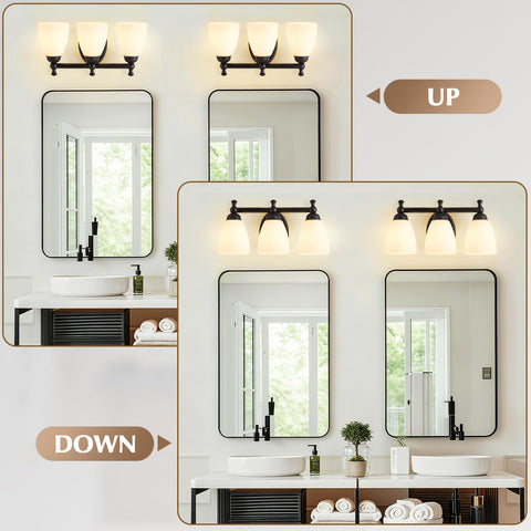 EJIAXIN vanity light offers easy installation with included hardware