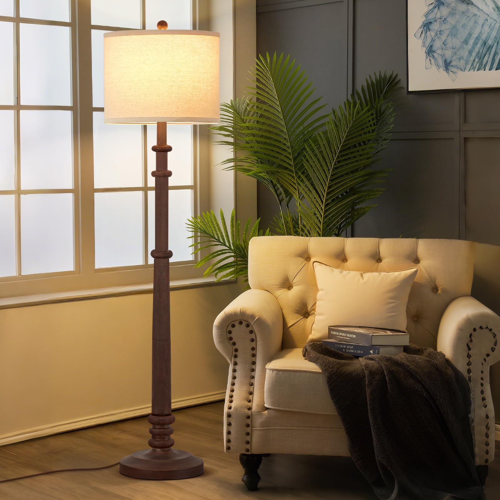 EJIAXIN candleholder-inspired detail enhances décor.