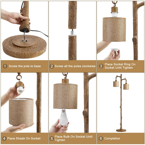 EJIAXIN two-reading-light setup offers flexible task lighting options.