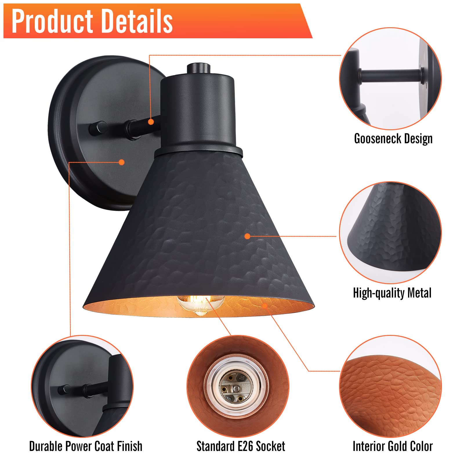 Simple 10-minute installation with included mounting hardware.