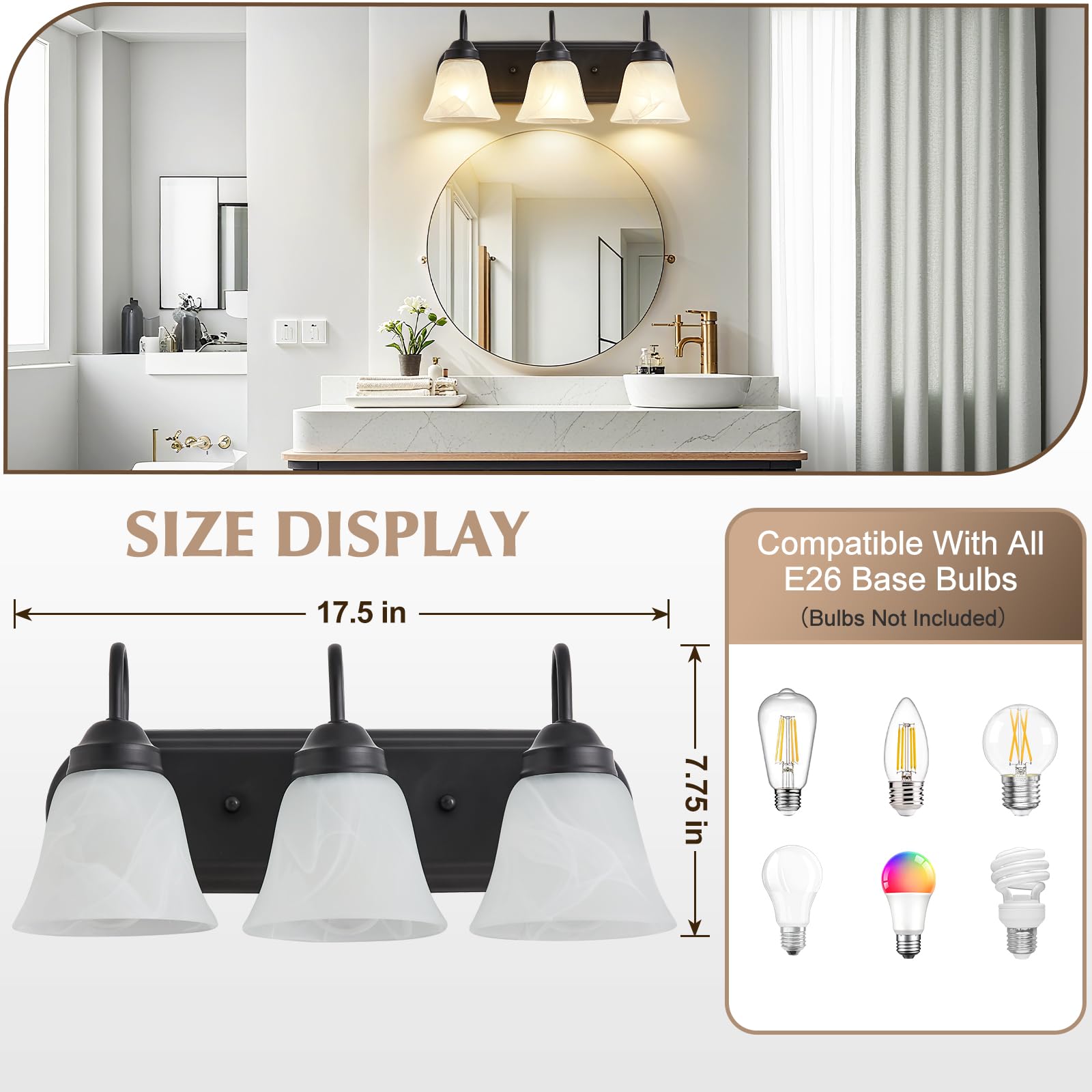 EJIAXIN modern vintage fixture enhances living spaces with refined style.