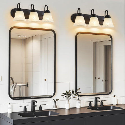 EJIAXIN over-mirror lighting suits mirror cabinets, entryways, and dressing tables.