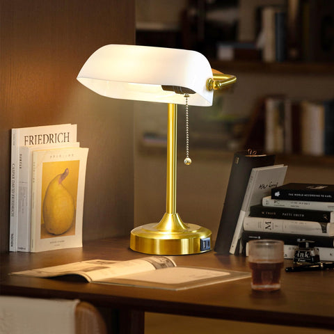 EJIAXIN retro library lamp ideal for reading and study tasks