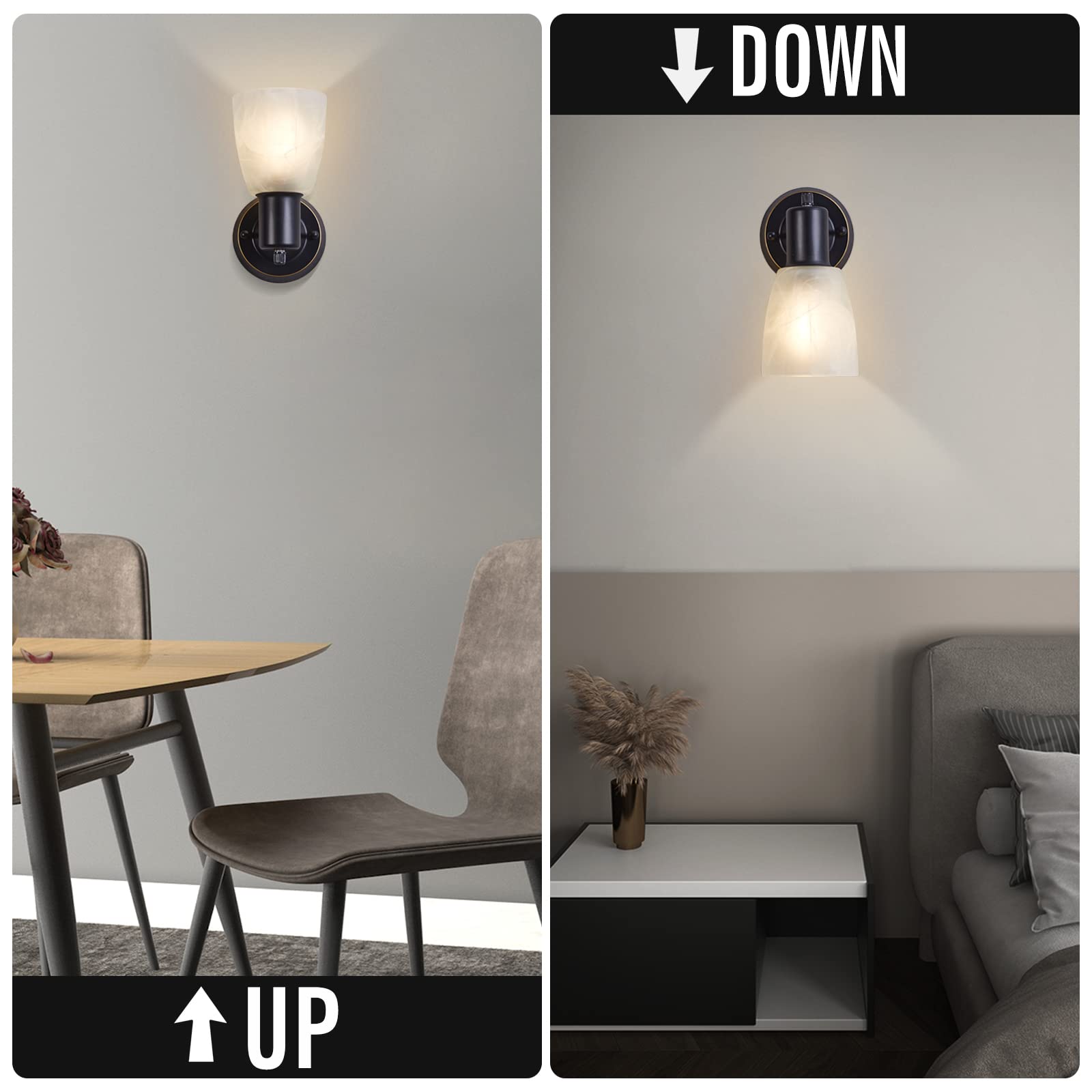 EJIAXIN vanity light wall mount for dressing areas
