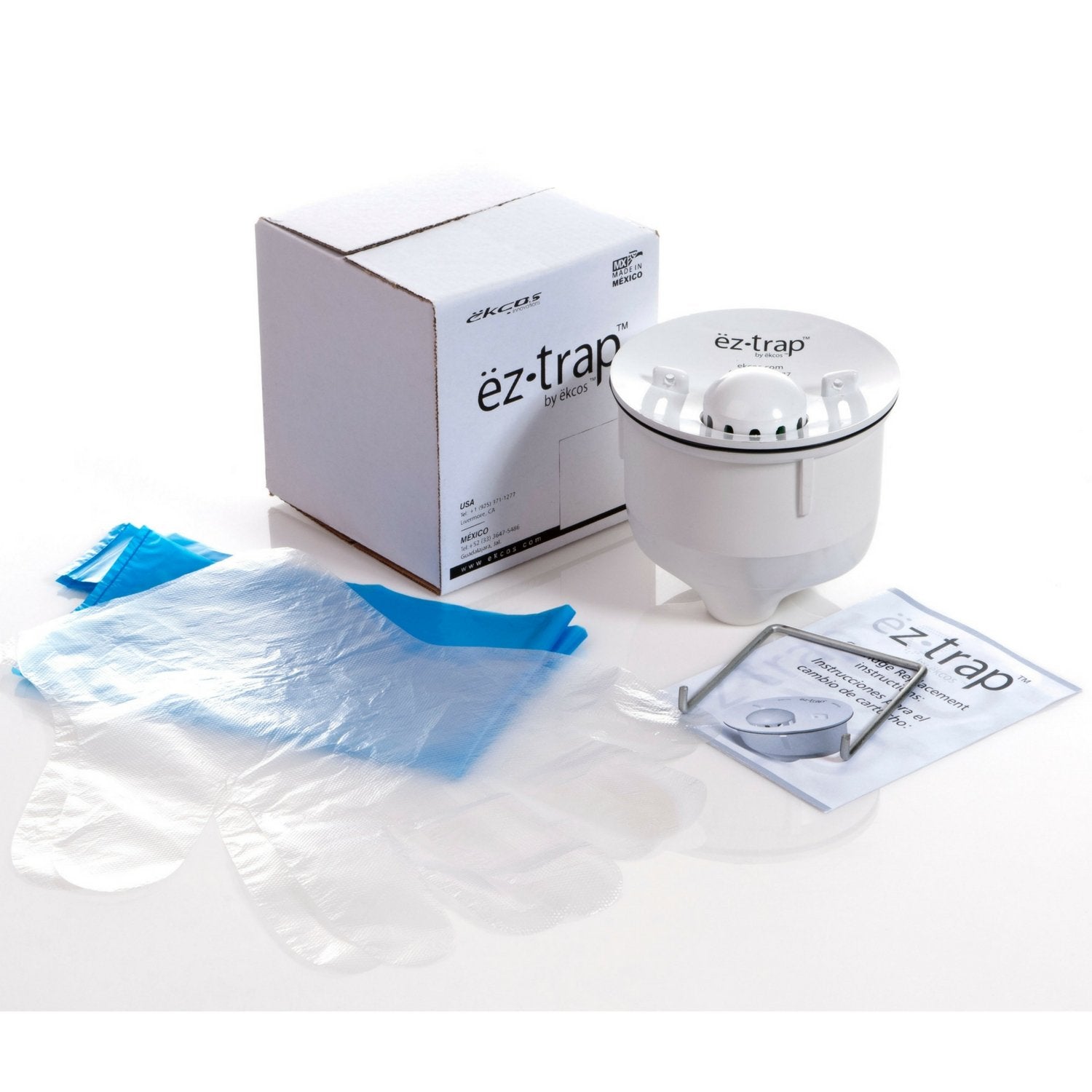 Ekcos EZ-Trap installation kit in use demonstrates quick setup