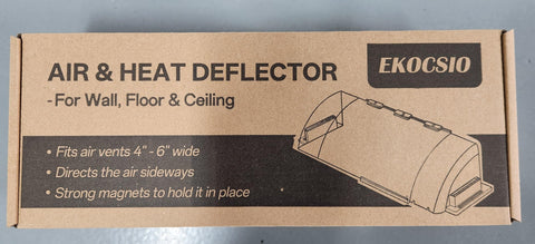 EKOCSIO vent deflector stays in place during daily use