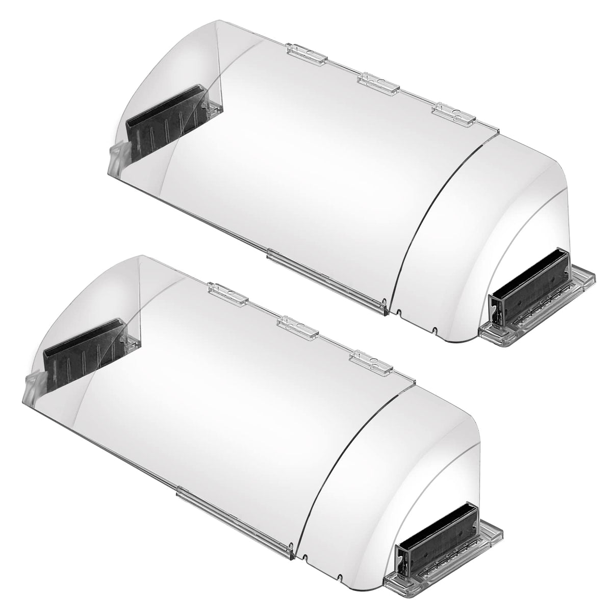 EKOCSIO air-heat deflector on a vent showing secure magnet attachment for directed airflow.