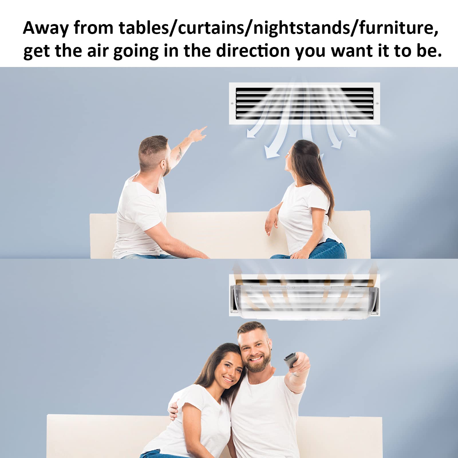 EKOCSIO magnets enable tool-free mounting to metal ducts for stable placement.