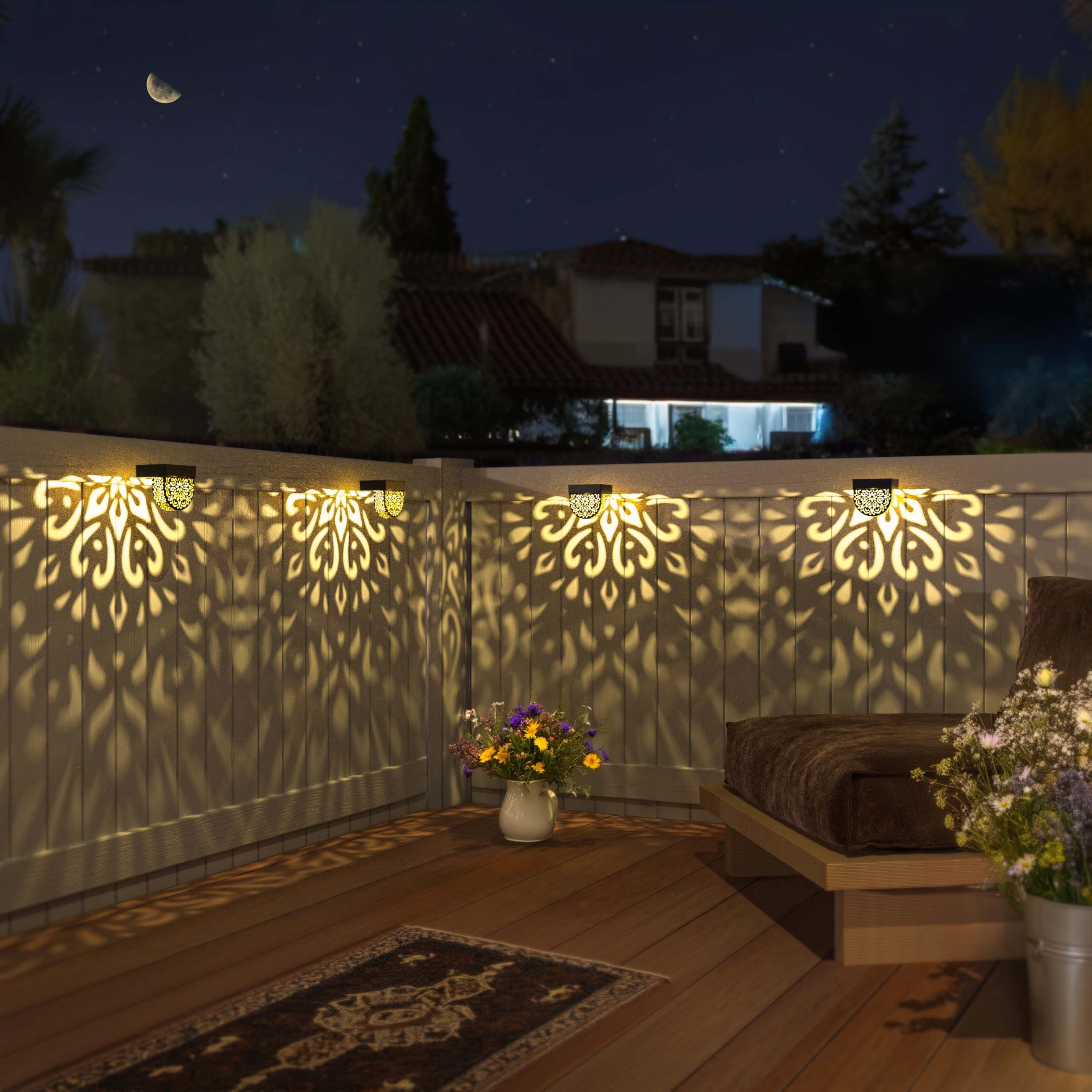 EKQ front door decorative light adding welcoming glow