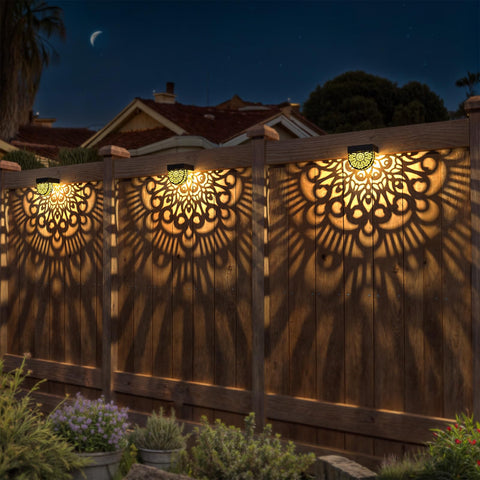 EKQ solar powered deck light for stairs and pathways.