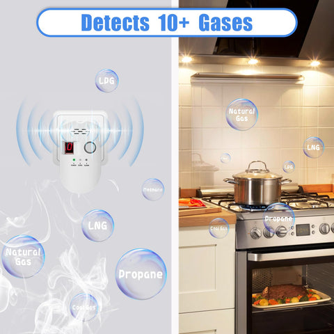 Eksahol detector plug-in installation demonstrating simple setup in a wall socket
