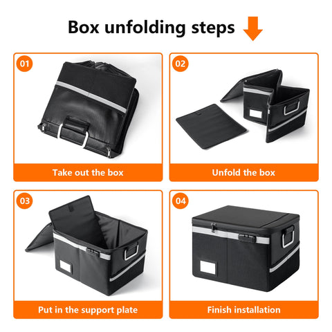 Ekunivers privacy lock on the box secures sensitive items with a 3-digit code