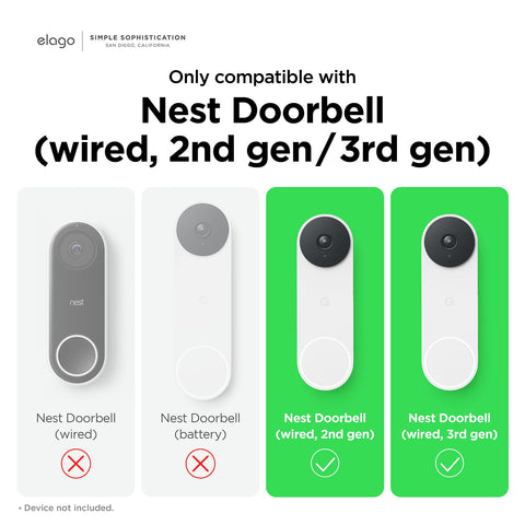 elago Nest Hello case back view highlights a seamless UV-resistant black finish.